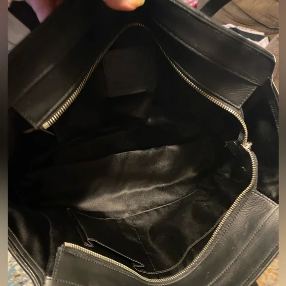 Coach Taylor Zebra Print Tote Shoulder Bag Y2K Silver Hardware - Picture 8 of 16